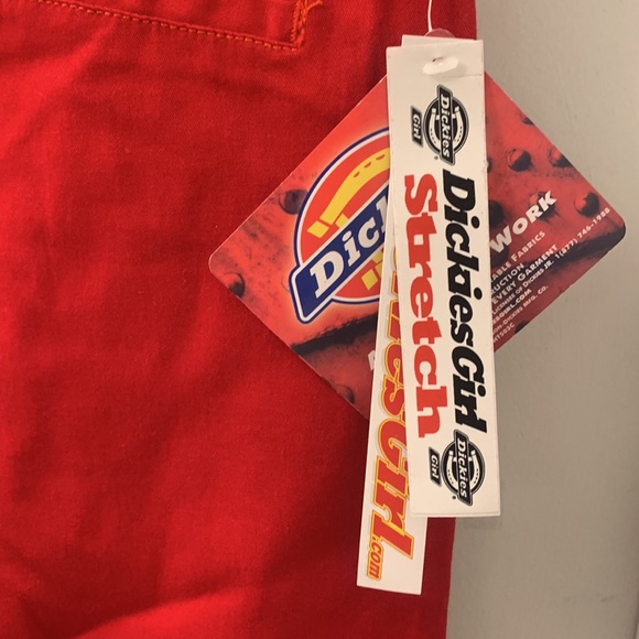 Dickies Girl Juniors' Worker Bootcut Pants red - Picture 7 of 9